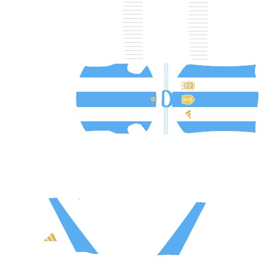 Uniforme titular do Argentina - Copa America 2024 DLS