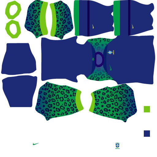 Brasil Dream League Soccer 2023 kit dls - Uniforme reserva