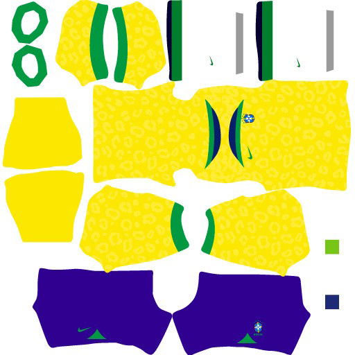 Brasil Dream League Soccer 2023 kit dls - Uniforme titular